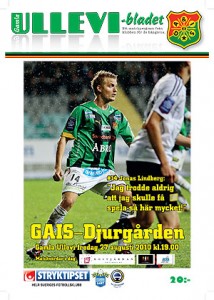 Ullevi-bladet GAIS-DIF