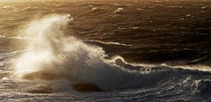 The sea was angry that day my friends