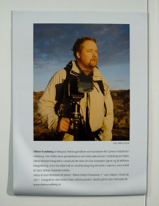 Fotograf i sin naturliga miljö
