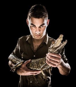 Daniel med krokodil - Foto: Viktor Sundberg
