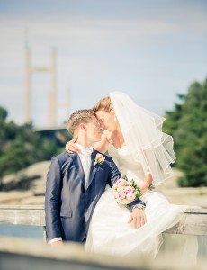 Bröllopsfoto, Tjörnbron | Helena och Kim - Foto: Viktor Sundberg